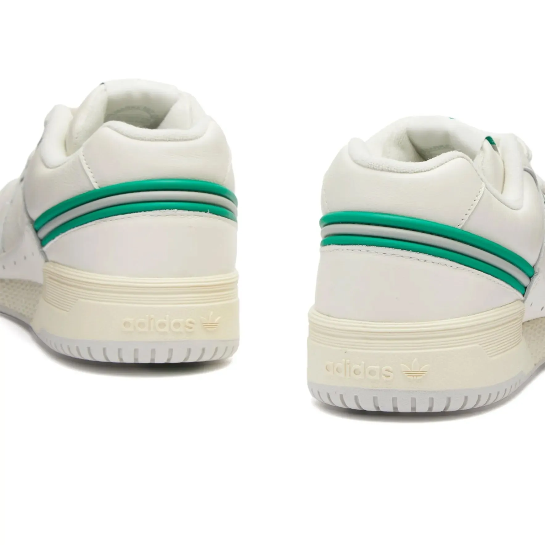 Adidas Titan sneakers, white/green/white