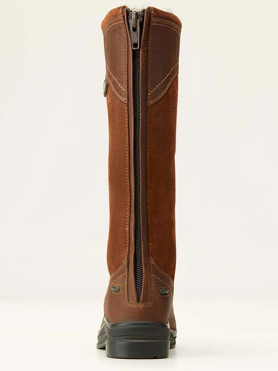 ARIAT Wythburn Tall Boots - Womens Waterproof Insulated - Dark Brown