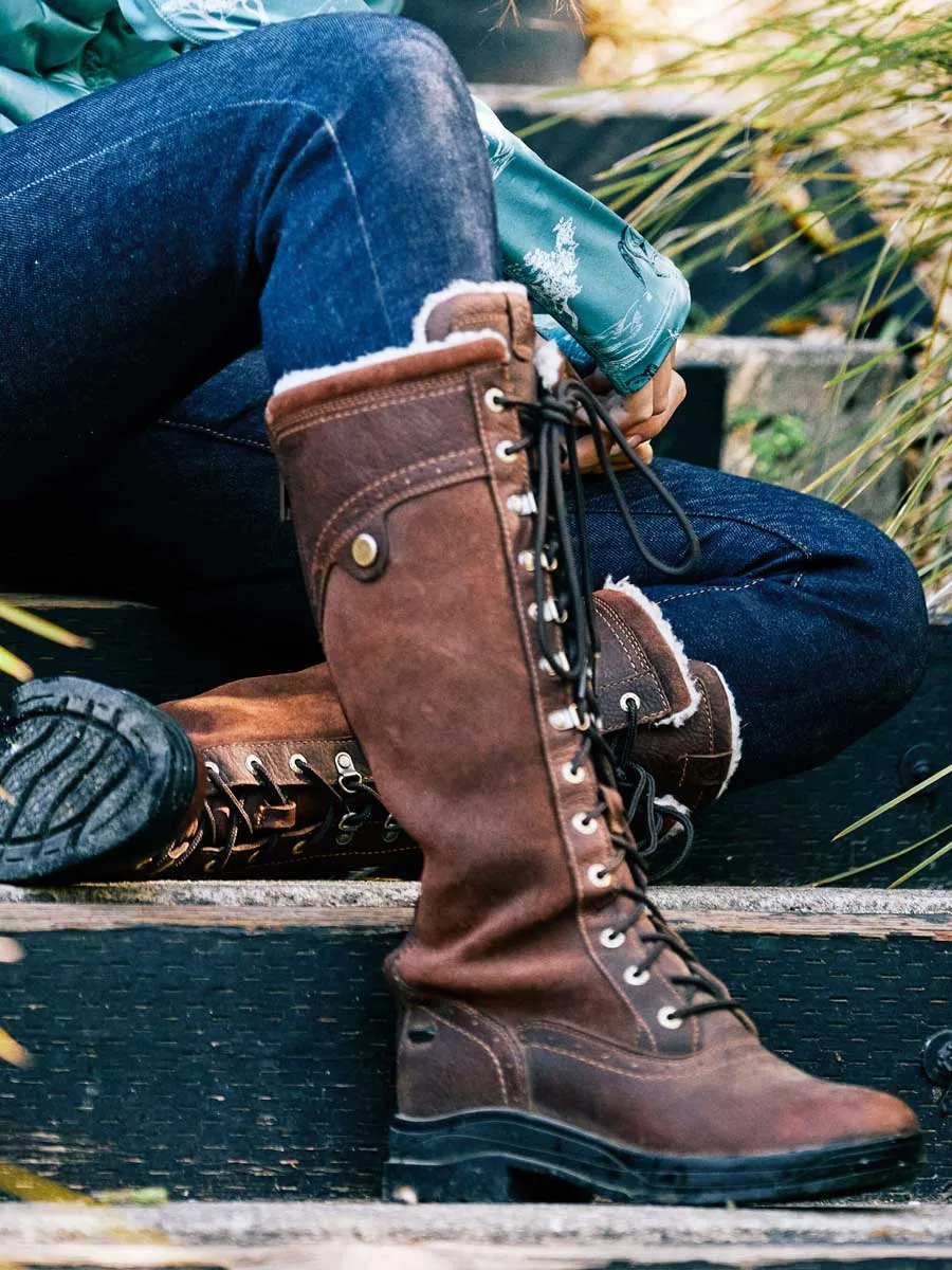 ARIAT Wythburn Tall Boots - Womens Waterproof Insulated - Dark Brown