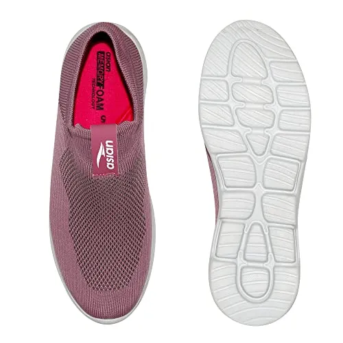 ASIAN Sunshine-01 Breathable Light Weight with Memory Foam Insole Casual & Sports Shoes for Women & Girls Mauve