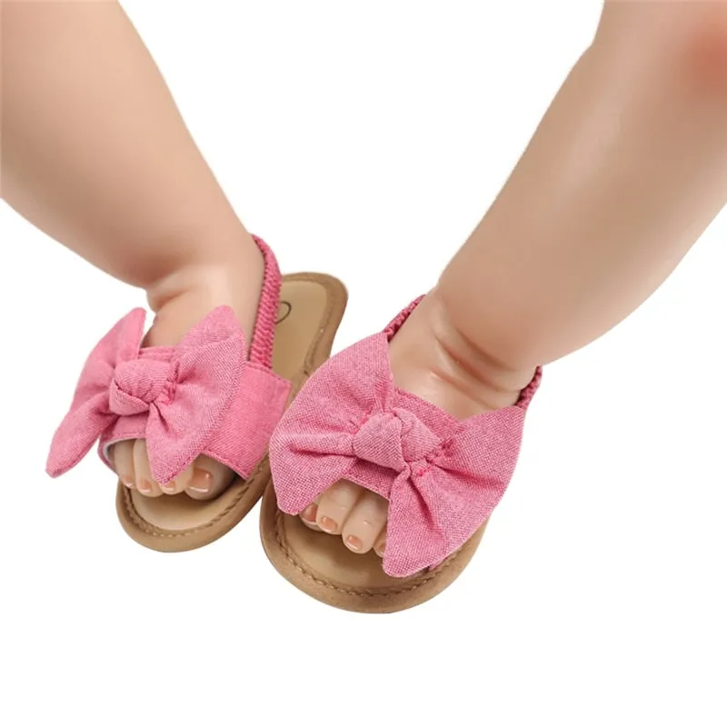 Baby Butterfly Flat With Heel Soft Cork Shoes