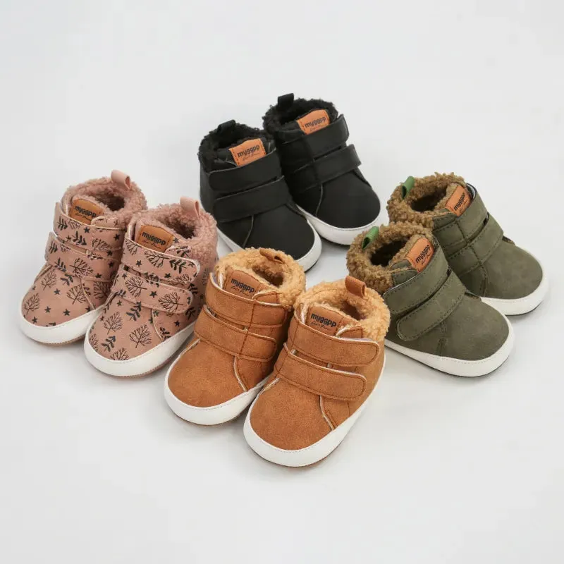 Baby Shoes Boy and Girl Winter Warm Infant Snow Boots Fleece Soft Bottom Shoe New born Indoor Sneakers Toddler First Walkers