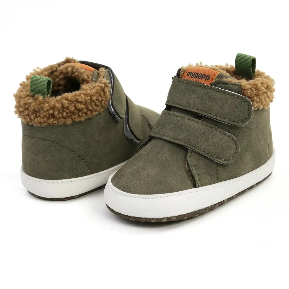 Baby Shoes Boy and Girl Winter Warm Infant Snow Boots Fleece Soft Bottom Shoe New born Indoor Sneakers Toddler First Walkers