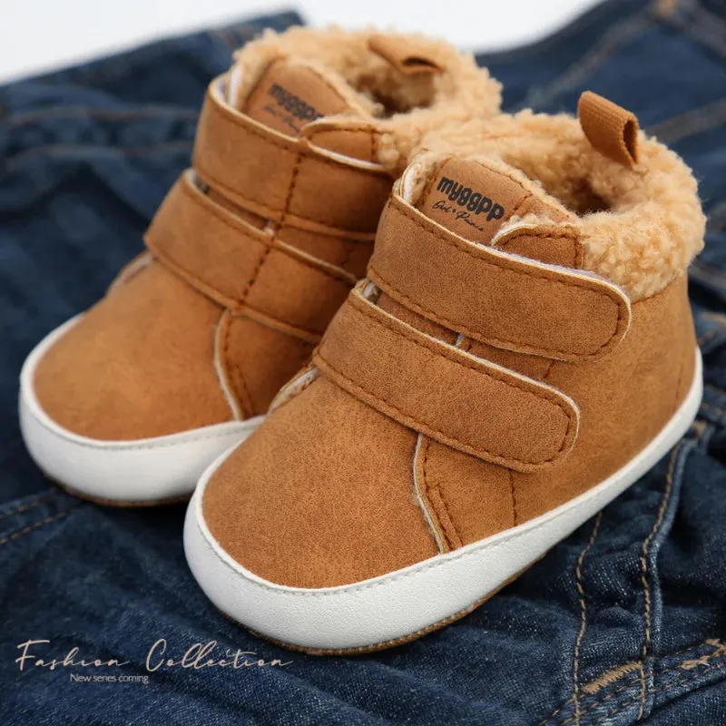 Baby Shoes Boy and Girl Winter Warm Infant Snow Boots Fleece Soft Bottom Shoe New born Indoor Sneakers Toddler First Walkers