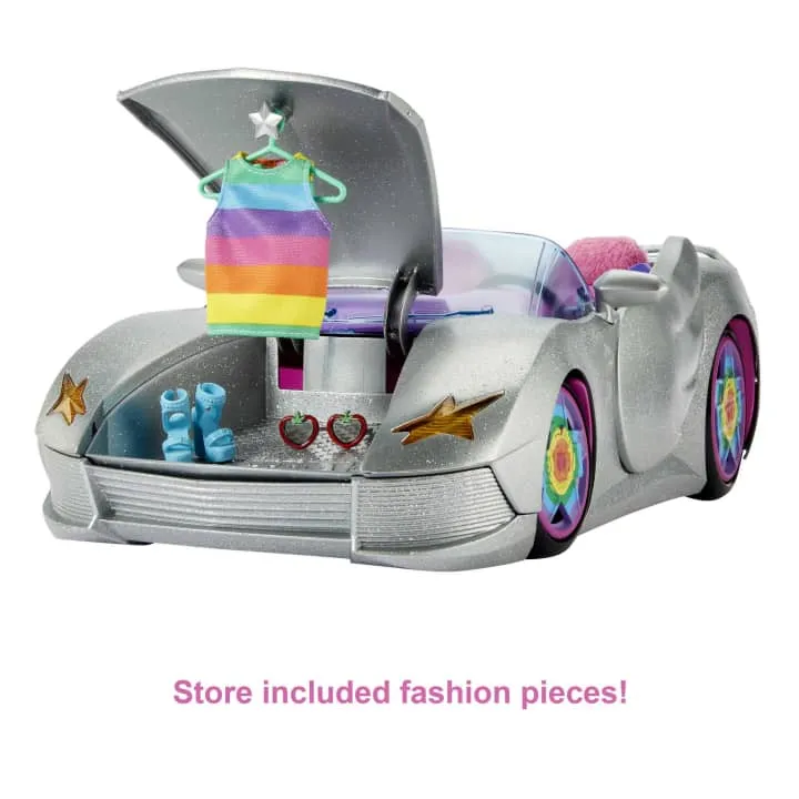 Barbie Extra Vehicle Sparkly Silver Car