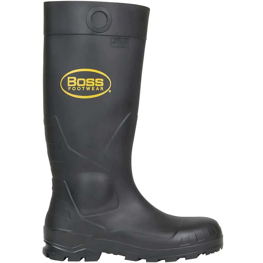 Boss 382-810/13 16" Black PVC Steel Toe Boot