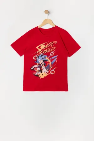 Boys Sonic Speed Graphic T-Shirt