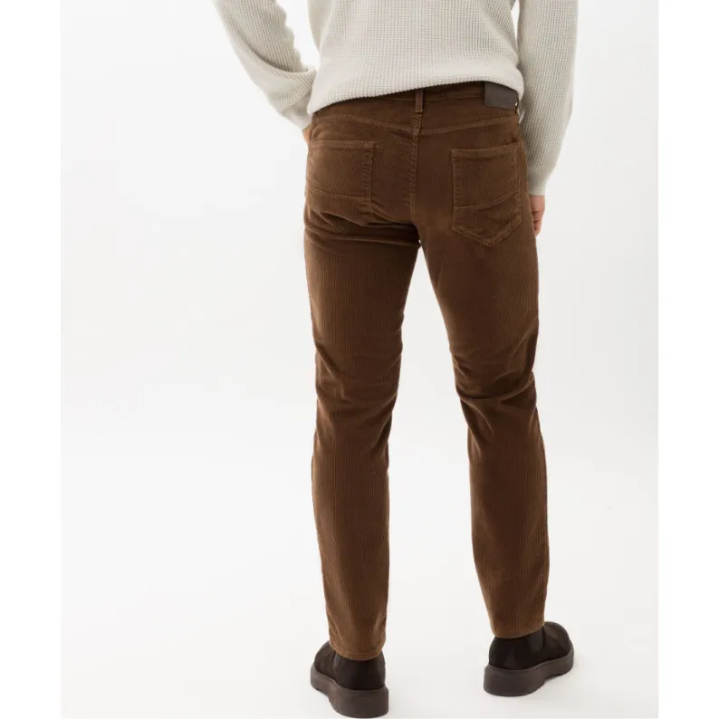 Brax Five-pocket Trousers in Corduroy Cadiz Fit 83-1738 Cold Brew