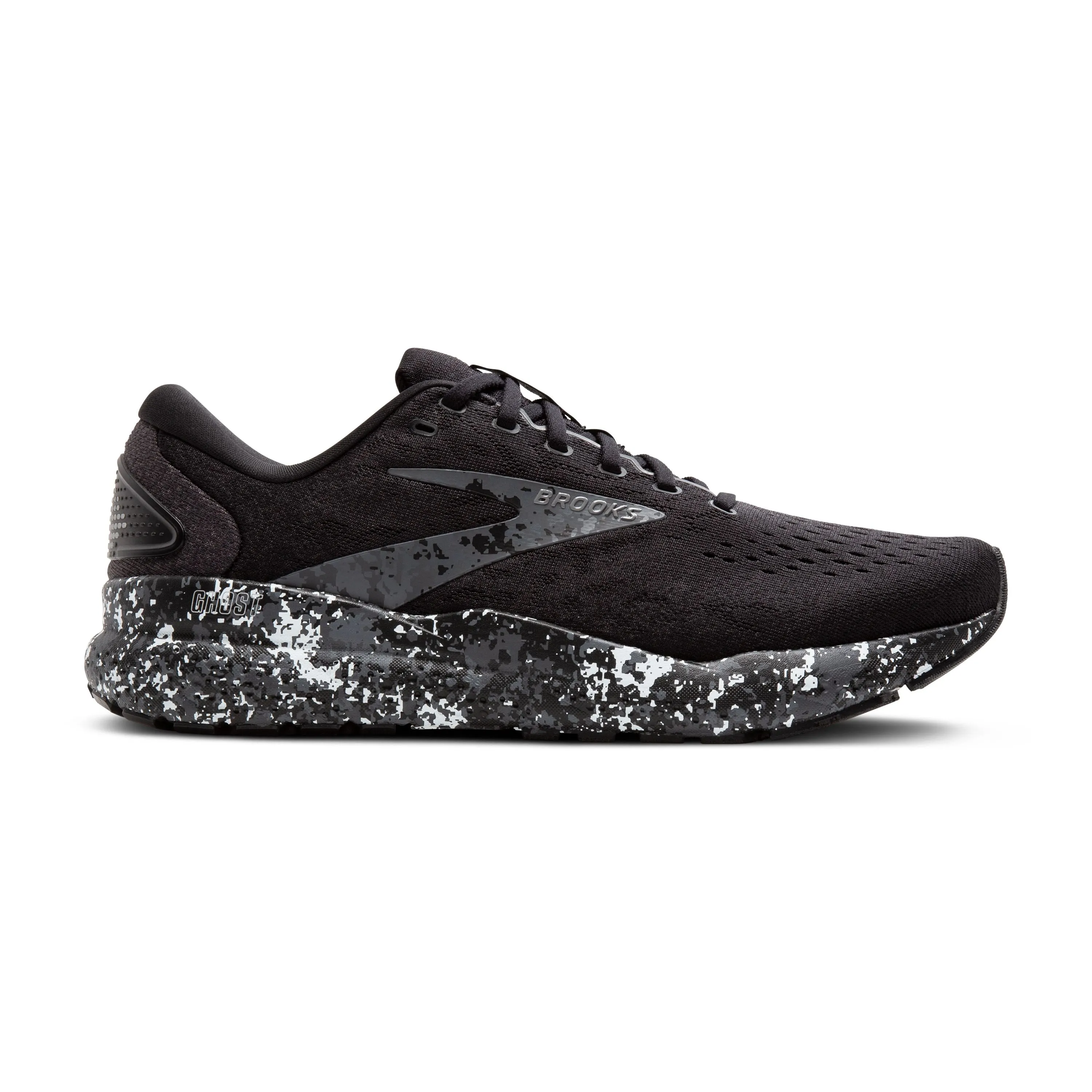 Brooks | Ghost 16 | Men's | Black/Iron/Lava