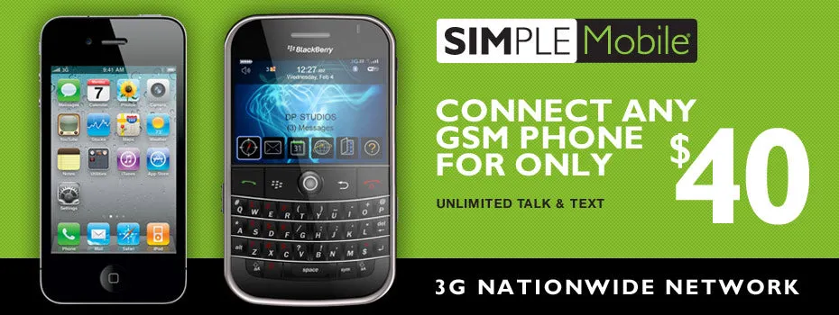 BYOP = Simple Mobile 2 Lines Family $75 Unlimited Everything Plan   5GB Hotspot   2 Sim Card   2 New Number