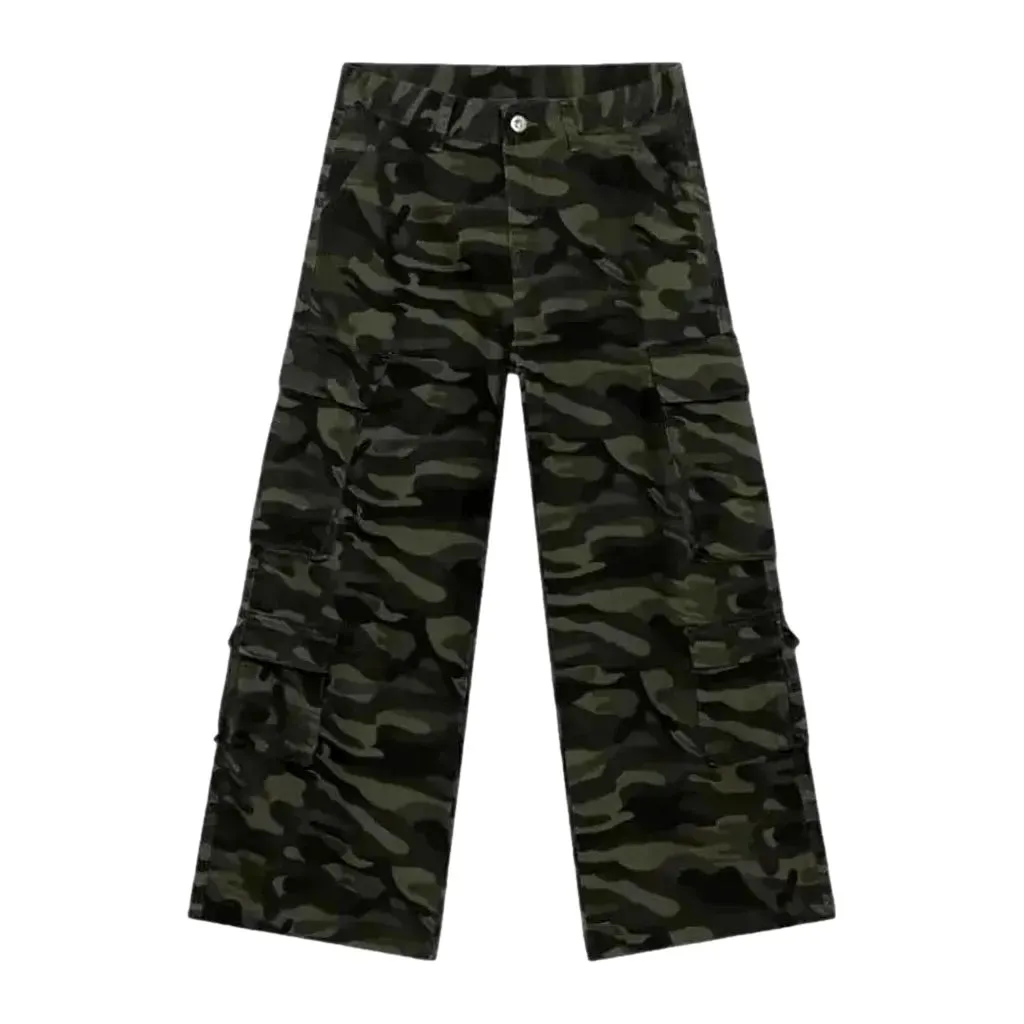 Camouflage baggy cargo men's jeans