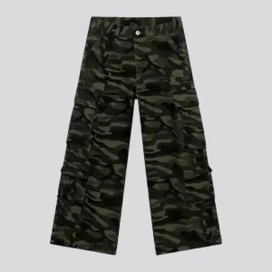 Camouflage baggy cargo men's jeans