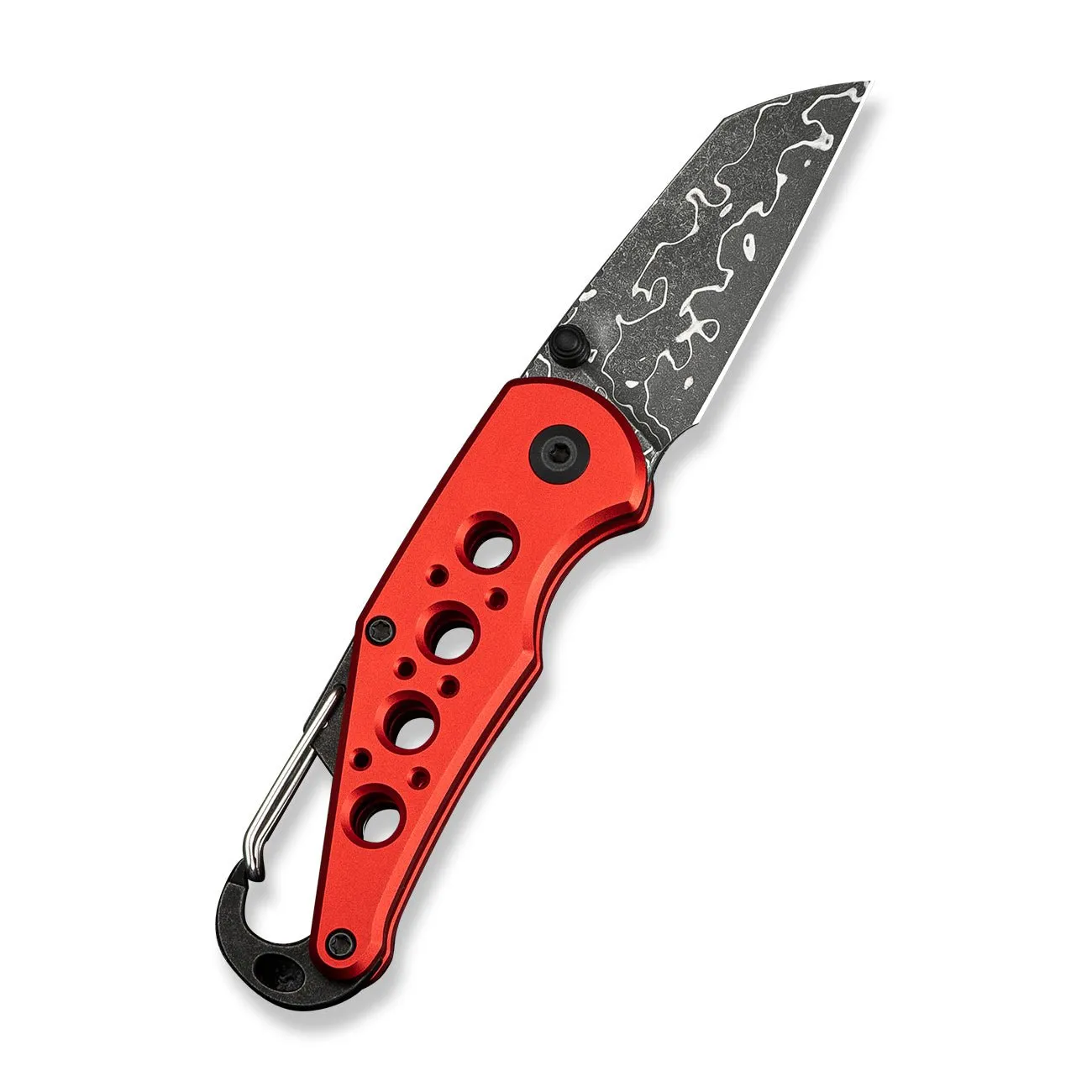 Civivi C23062B-DS1 Pragma Folding Knife (Red Milled Aluminum Handle)