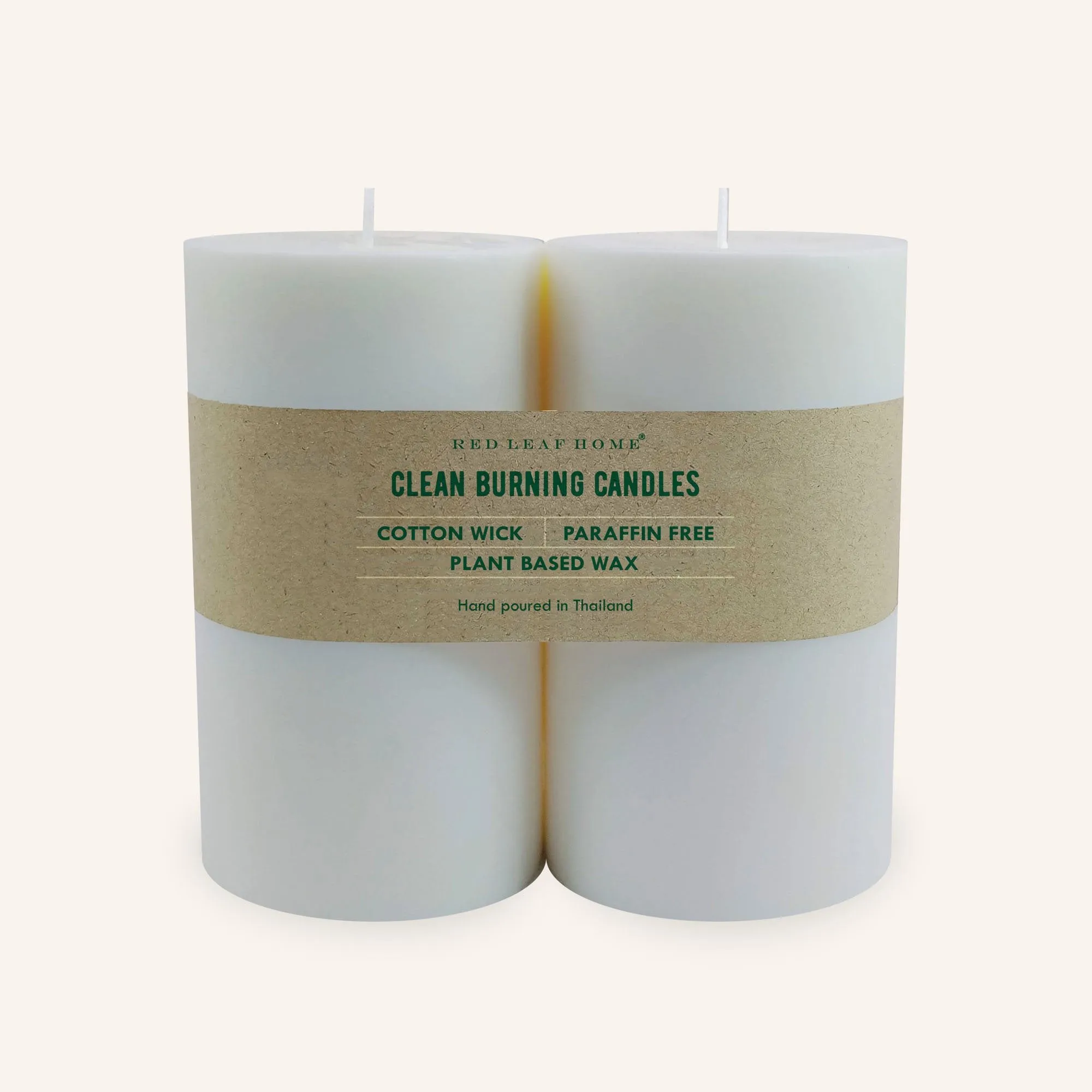 Clean Burning Candles 3x6 (2 pack)