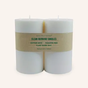 Clean Burning Candles 3x6 (2 pack)