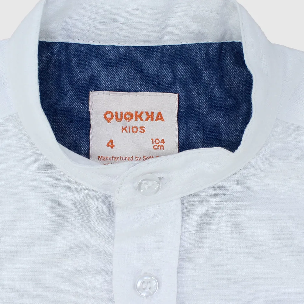 Cotton Short-Sleeved Shirt