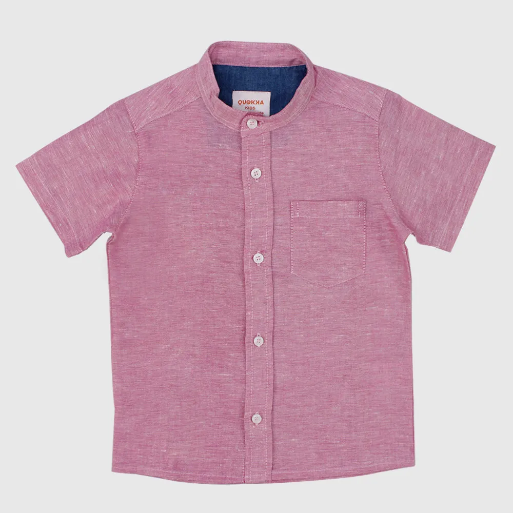 Cotton Short-Sleeved Shirt