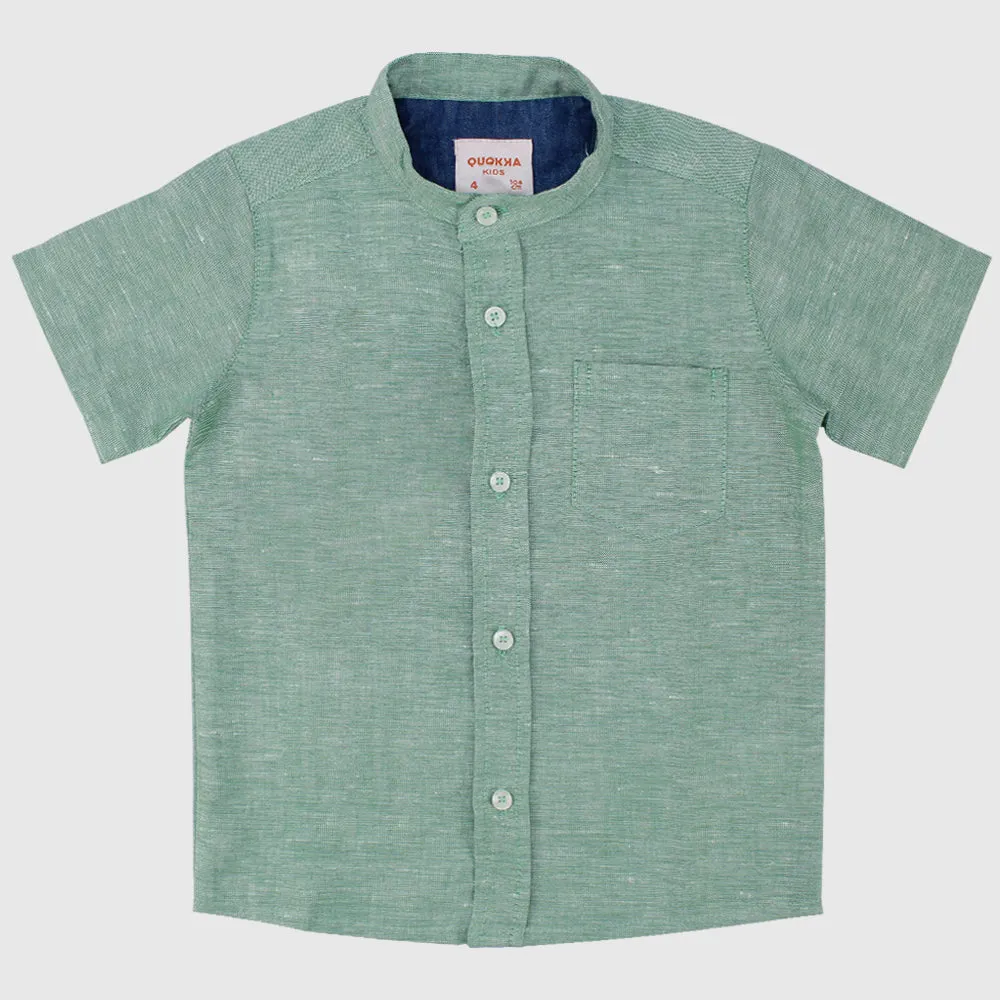 Cotton Short-Sleeved Shirt