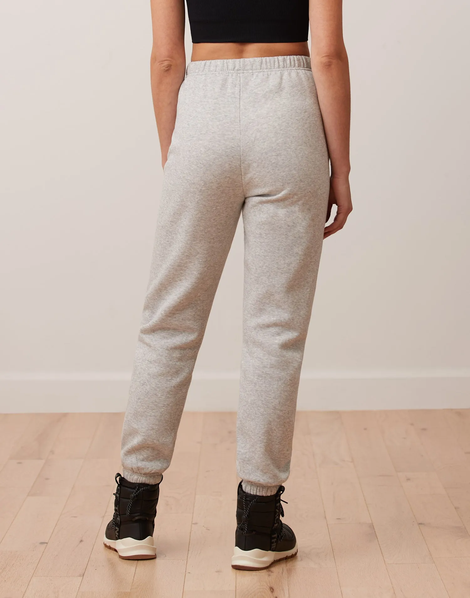 FLEECE JOGGER / GREY MIX