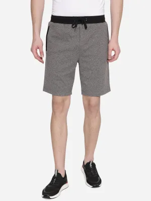 Grey Solid Slim Fit Shorts | JadeBlue