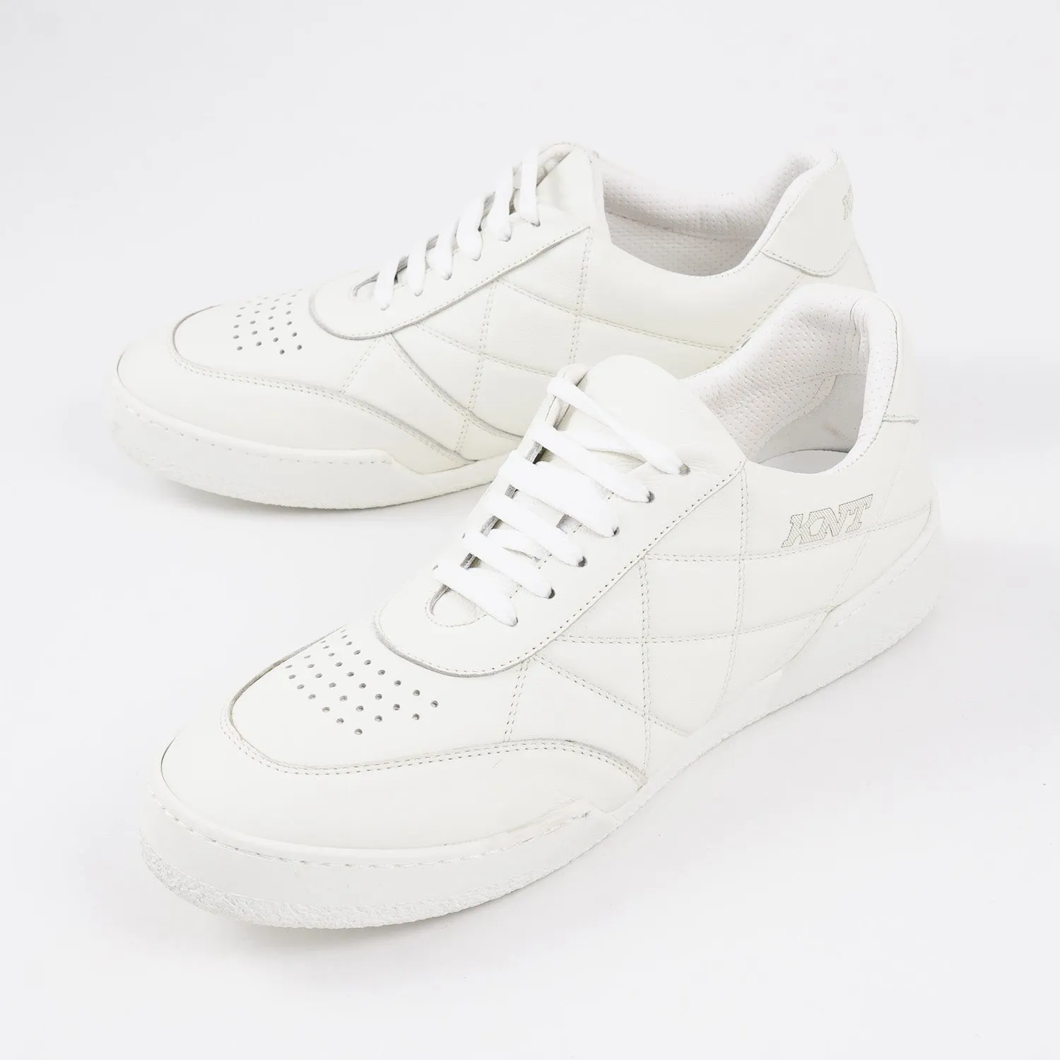 Kiton KNT Quilted Leather Sneakers