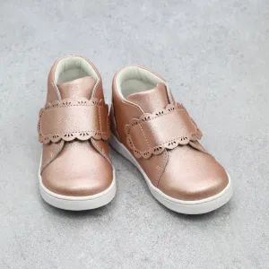 L'Amour Toddler Girls Colette Glitter Leather Sneaker