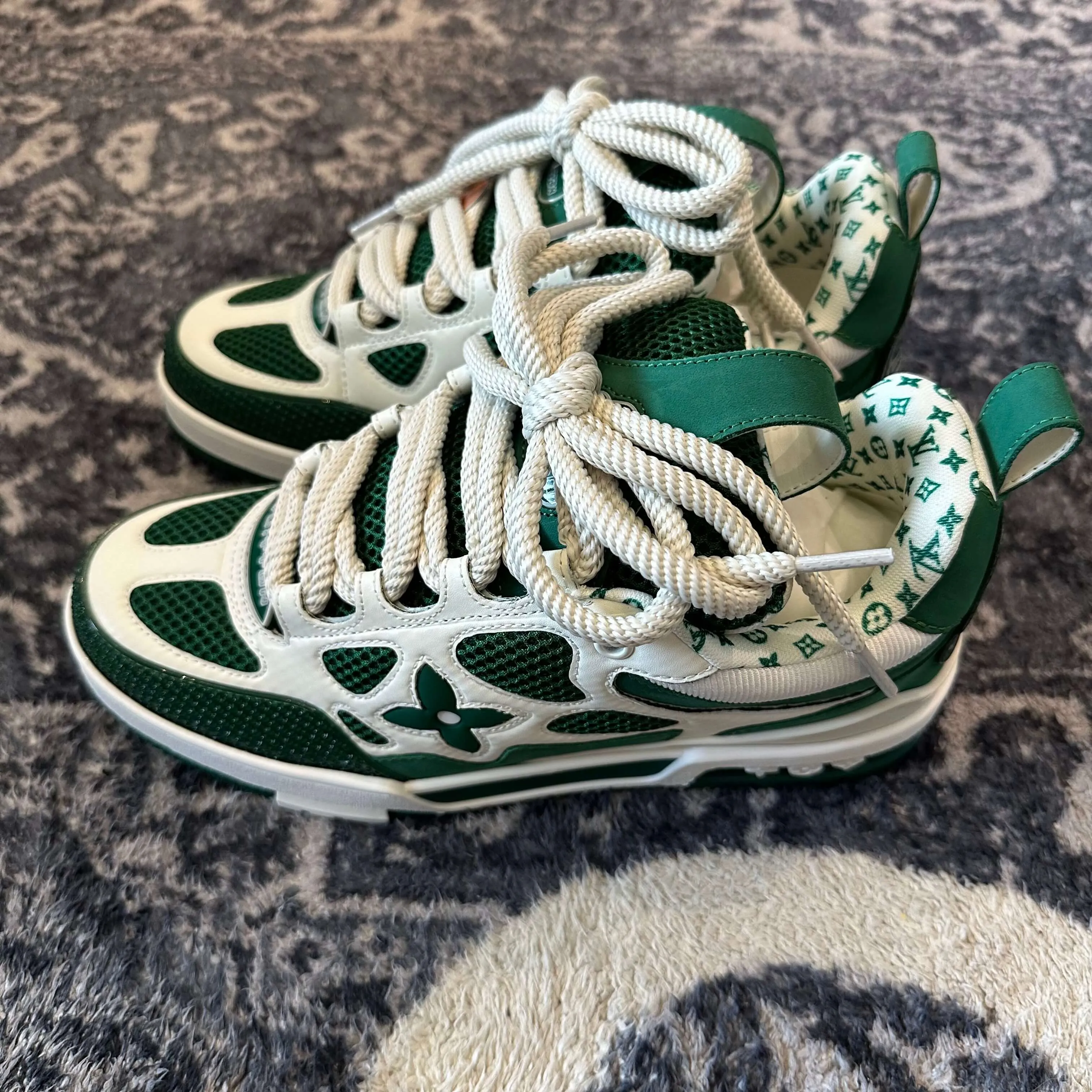 Louis Vuitton LV Trainer Green Skate Sneaker