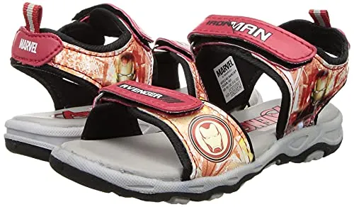 Marvel Avengers by toothless Kids Boys Red Sports Sandals-11UK ( MAPBSS3079 )