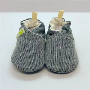 Maya Wrap x Little Pitterpat Infant Shoes - Teal Chambray