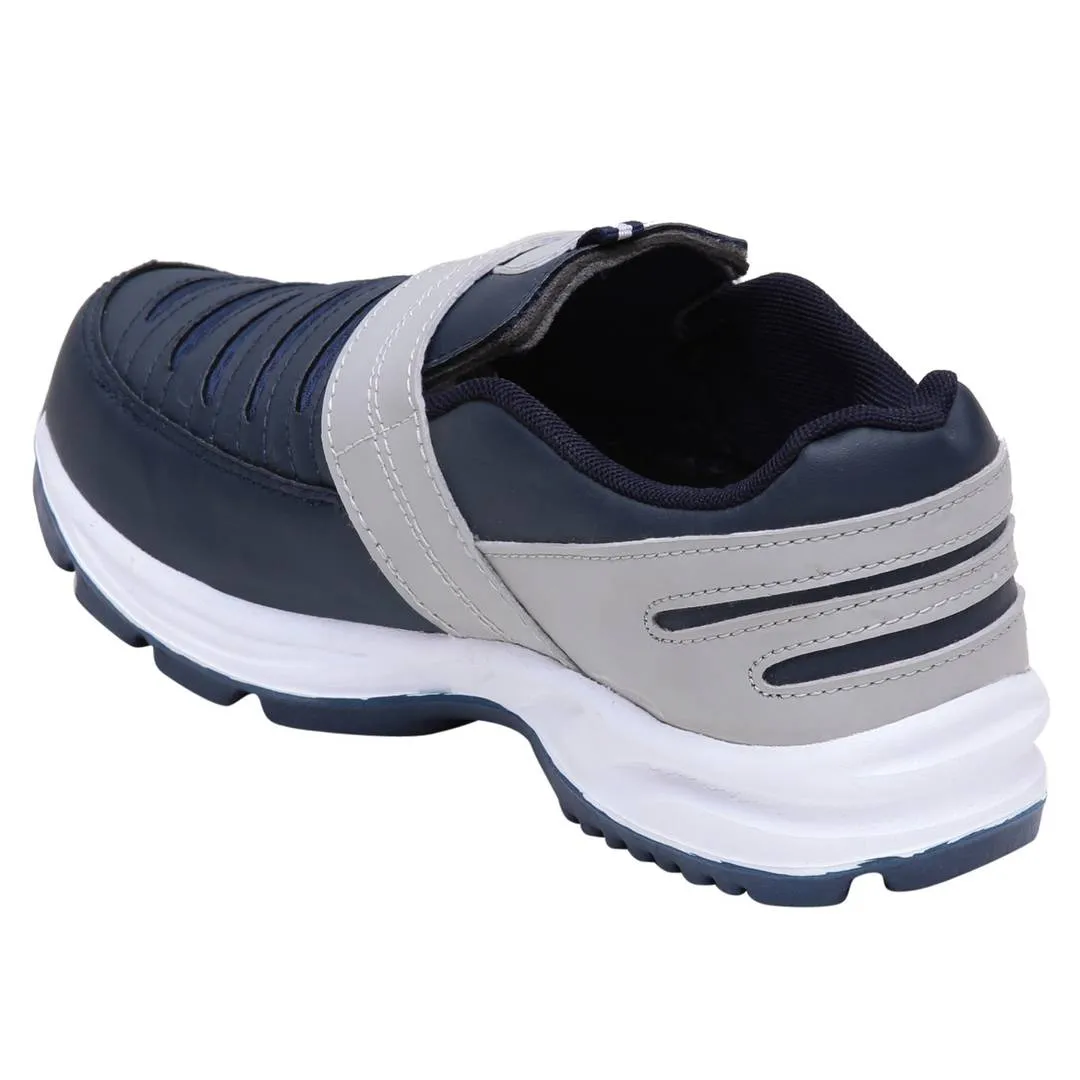 Men Sport Multicoloured Grey Slip-on Running Shoes