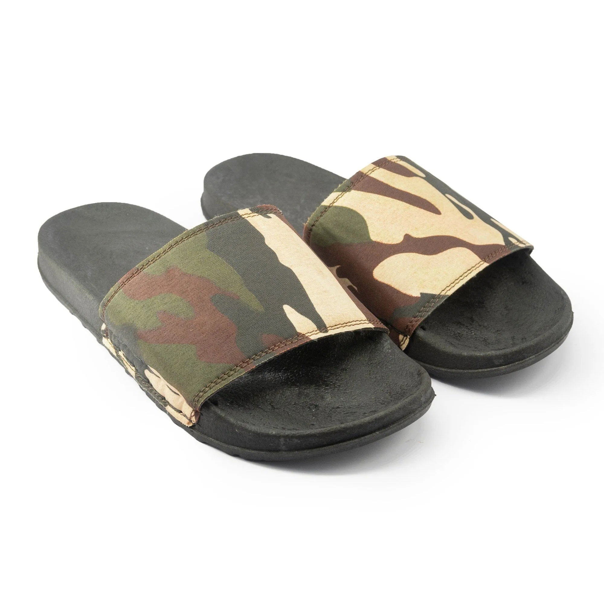 Men's Camo Style Printed Classic Slides