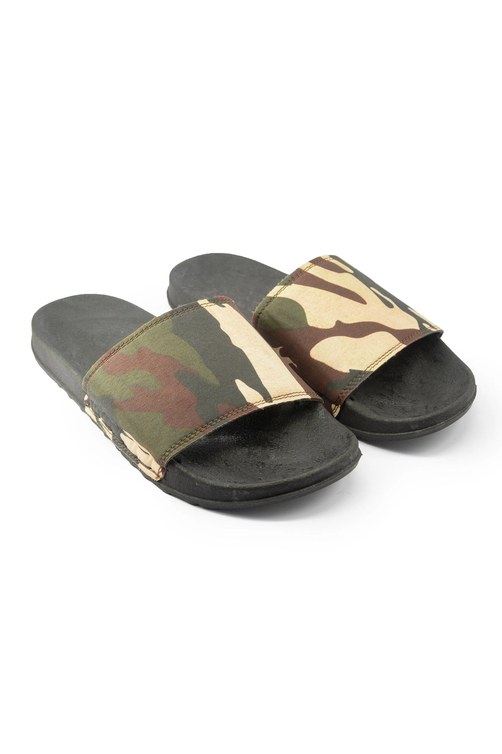 Men's Camo Style Printed Classic Slides