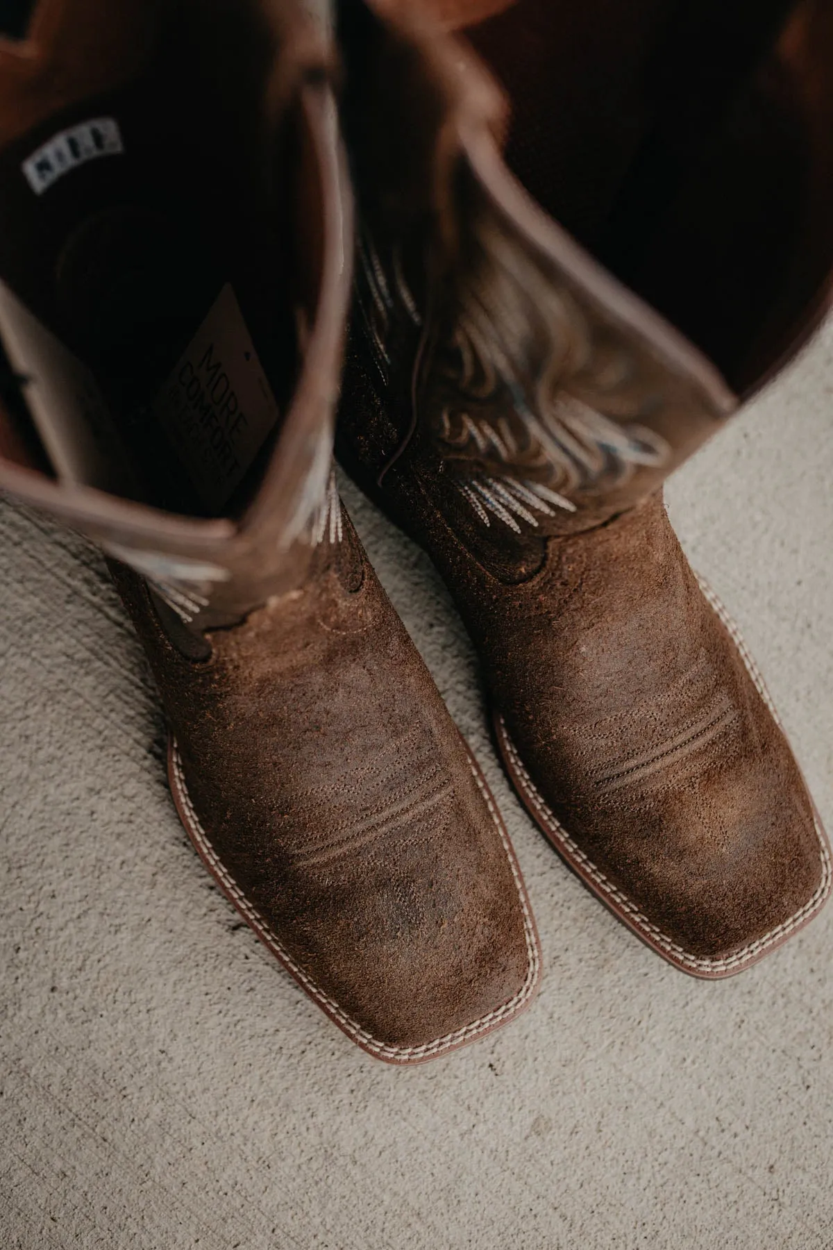 Men's 'Sport' Wide Square Toe Western Boot by Ariat (Sizes 8.5-13; EE Width)