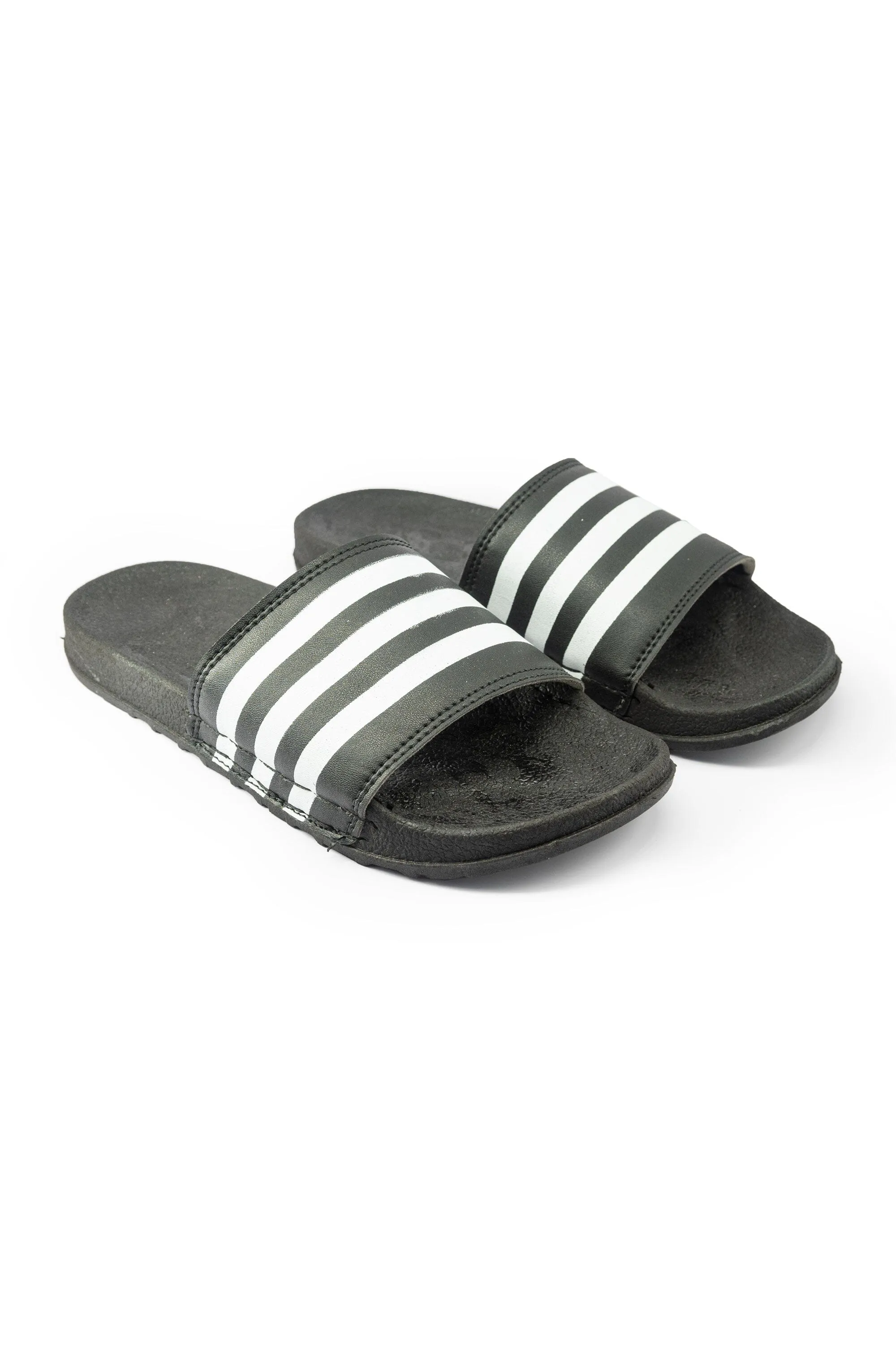 Men's Stripes Printed Classic Slides