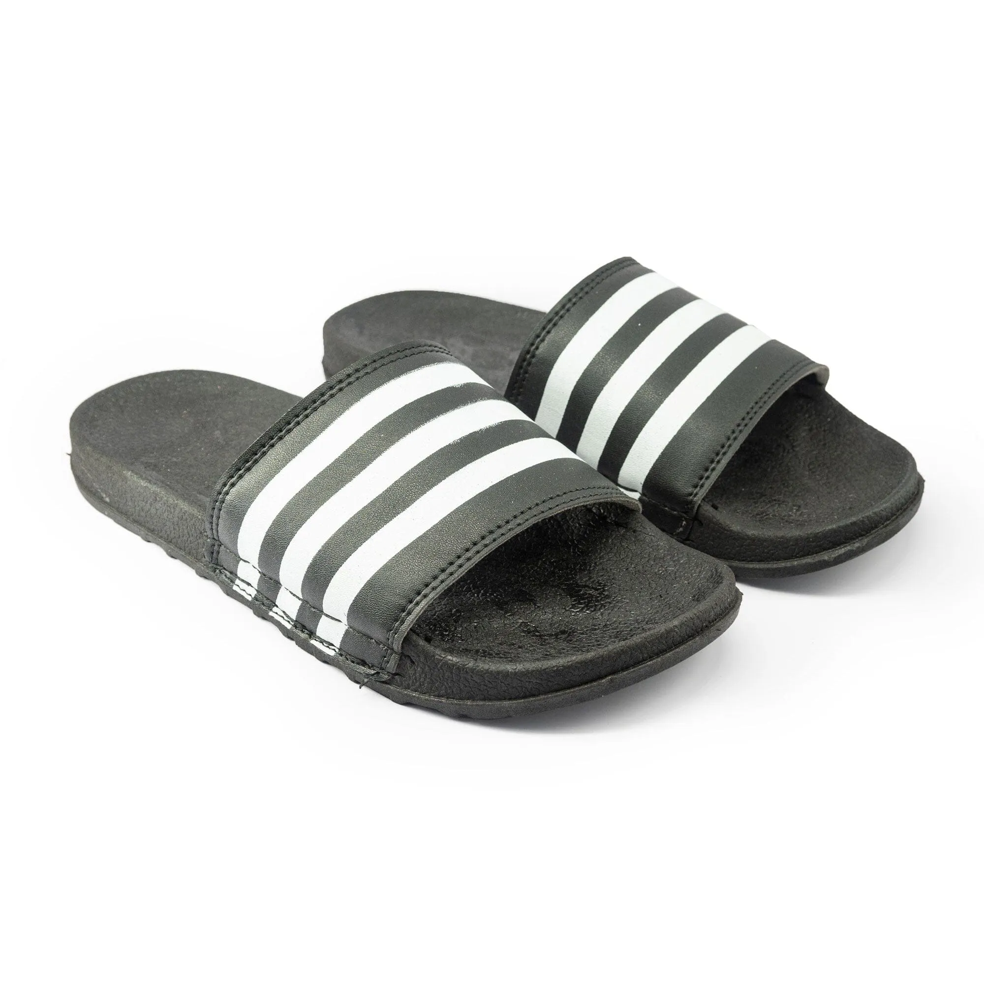 Men's Stripes Printed Classic Slides