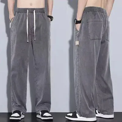 Men's Tencel Breathable Wide-leg All-Match Casual Pants