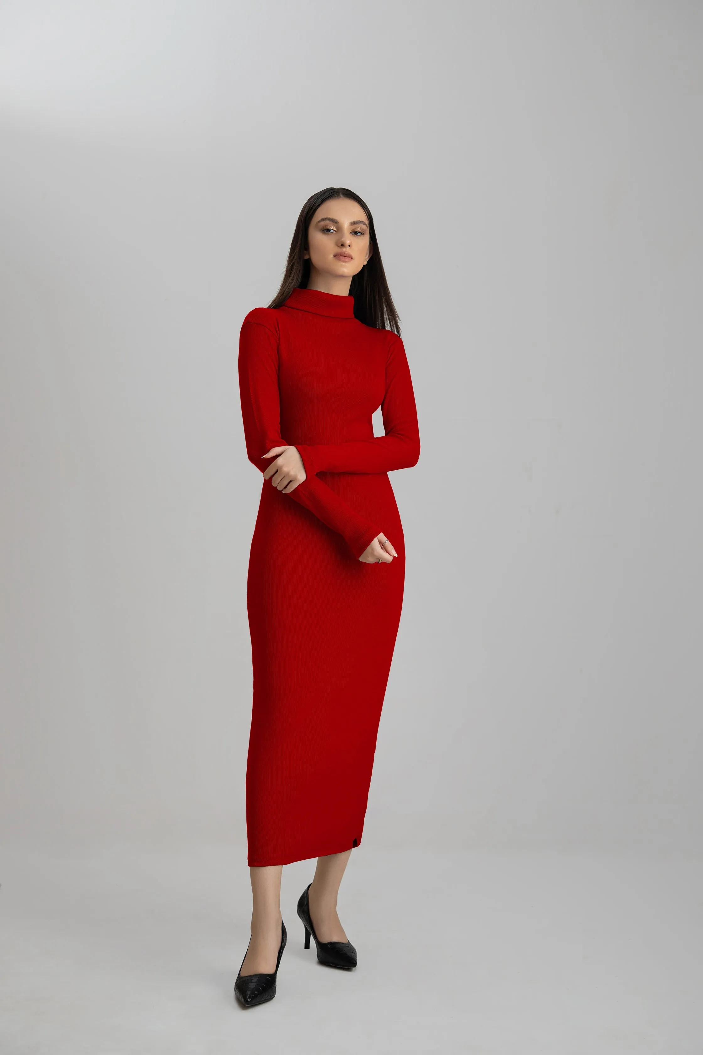 Pack of 3 highneck Bodycon dress