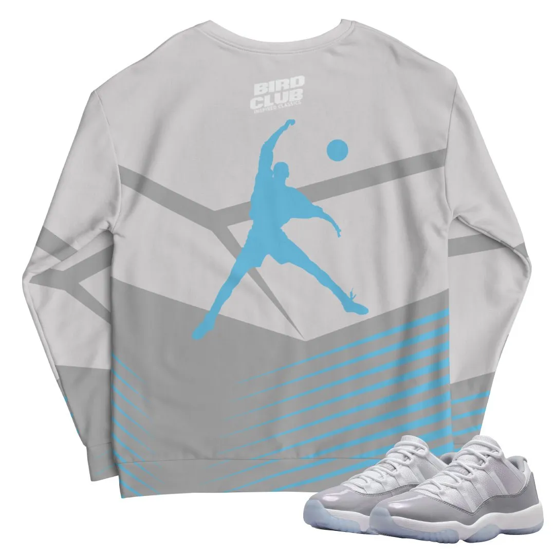 Retro 11 Low Cement Grey Abstract Sweatshirt