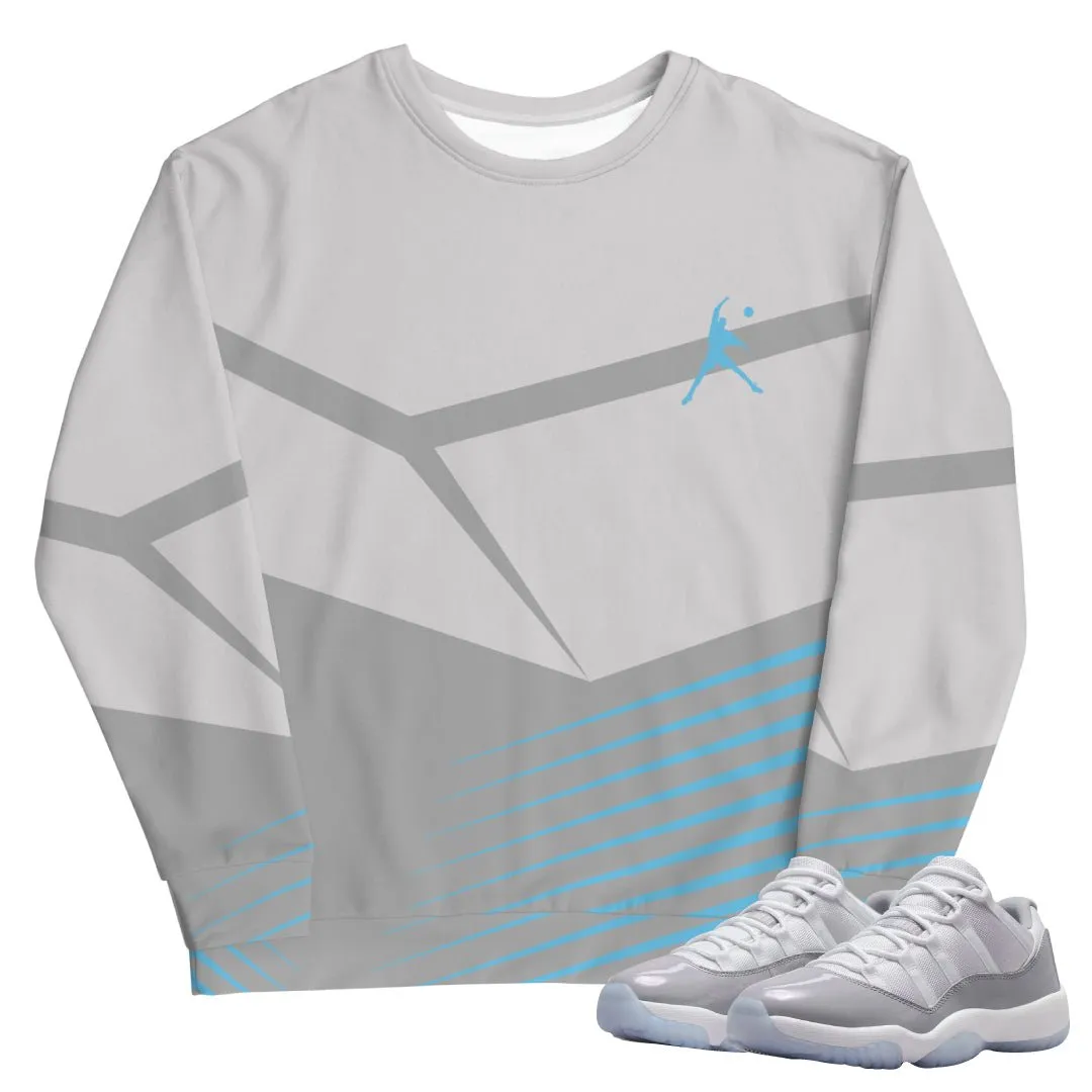 Retro 11 Low Cement Grey Abstract Sweatshirt