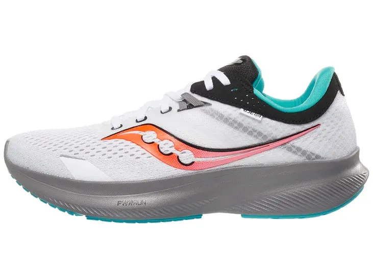 Saucony | Ride 16 | Men's | White/Gravel