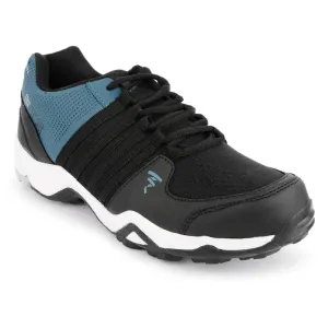 Sea Green-Black Mesh Sports Running Shoes