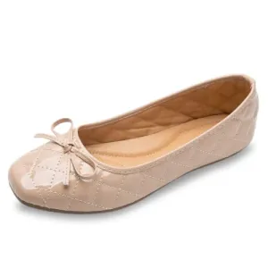 Sixth Street Women's Casual Comfortable and Lightweight Ballerina Ballet Flats - Beige- (Size-36) - SXT 029