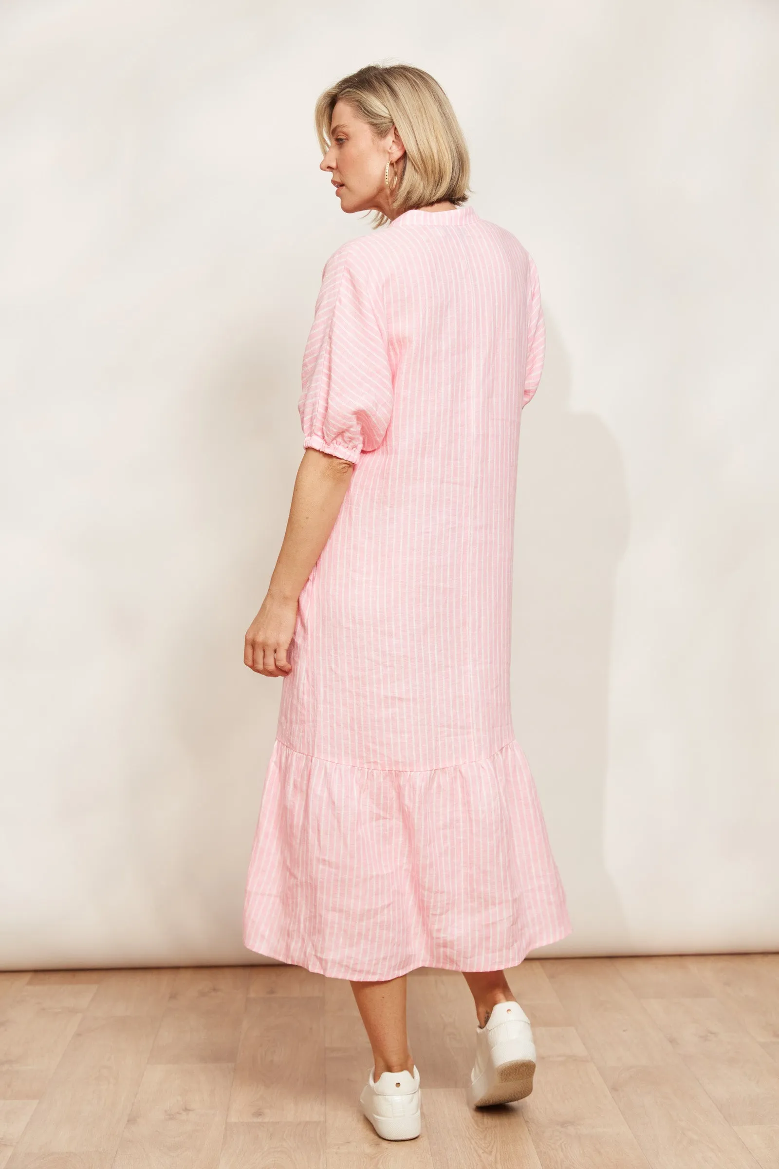 Sojourn Stripe Dress - Cameo