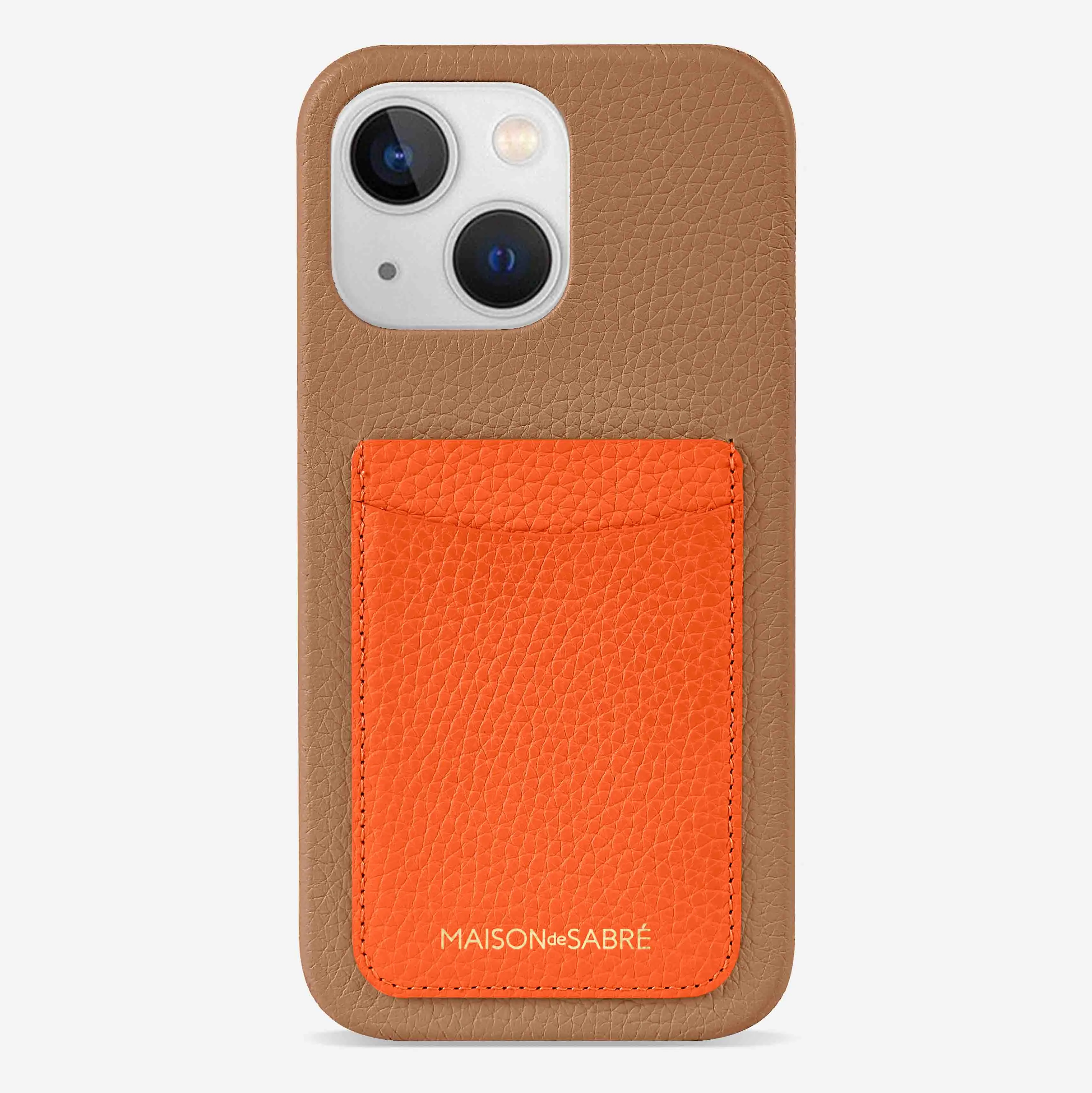 The Card Phone Case iPhone 13 - Manhattan Sandstone