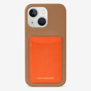 The Card Phone Case iPhone 13 - Manhattan Sandstone