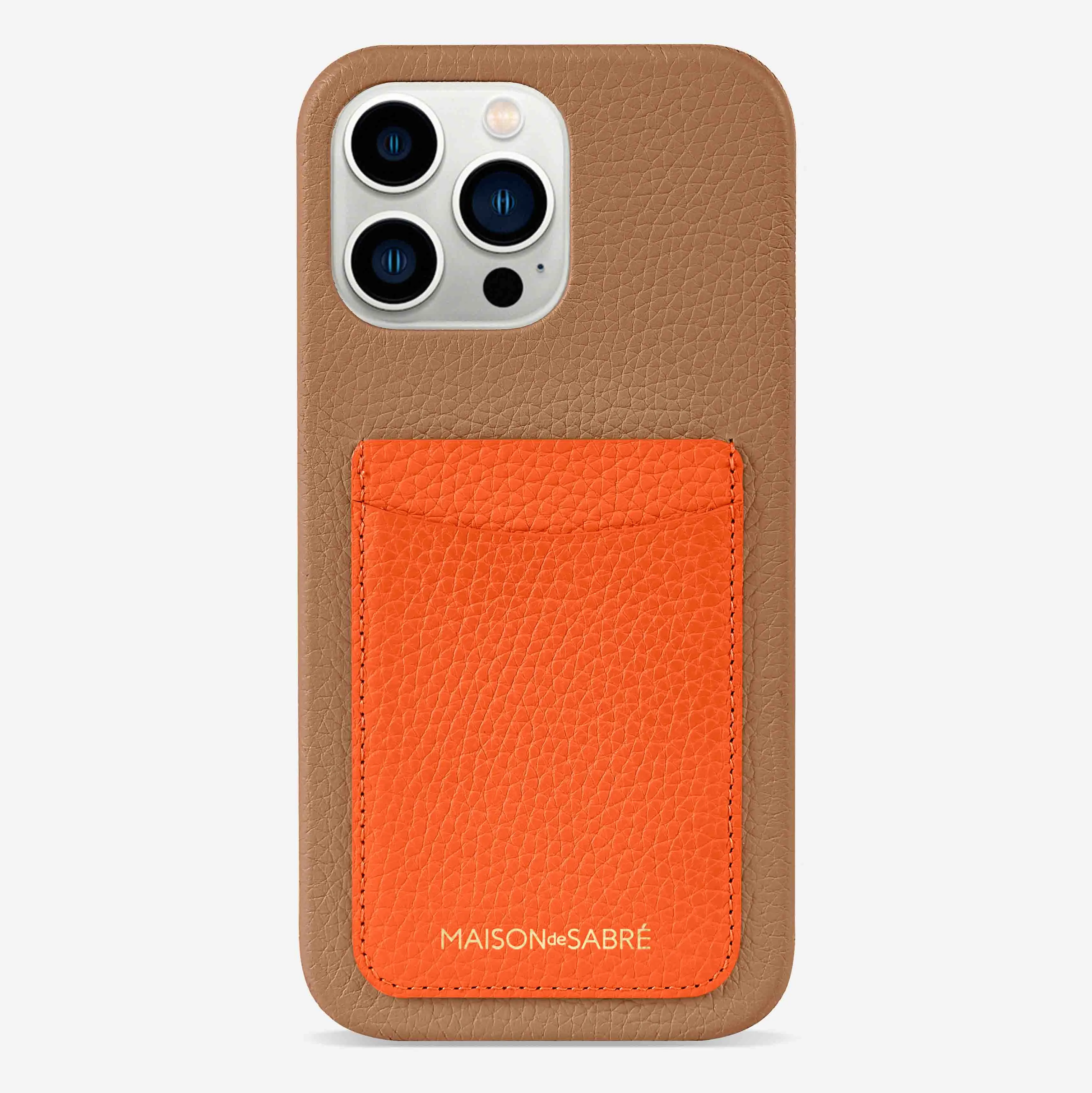 The Card Phone Case iPhone 13 Pro - Manhattan Sandstone