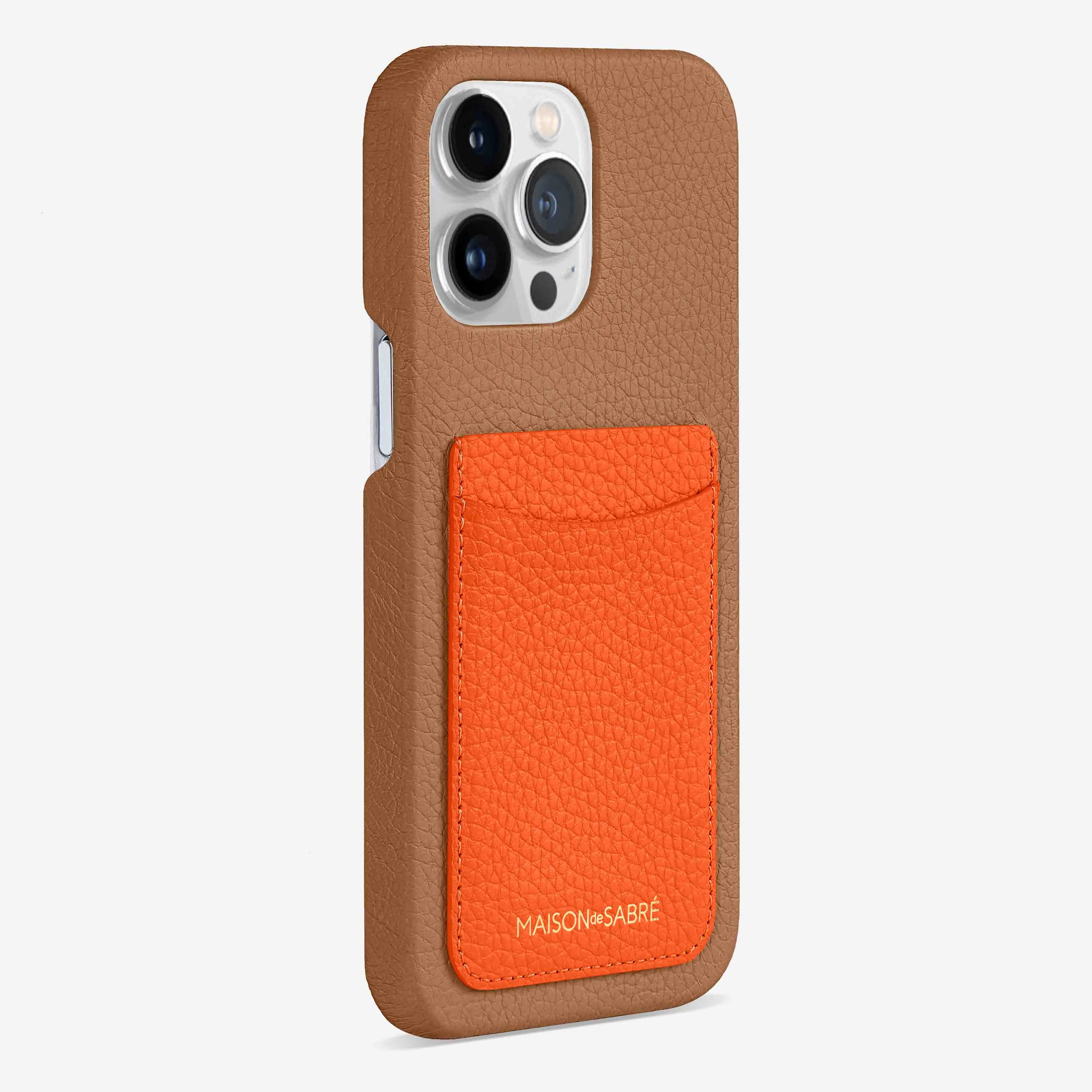 The Card Phone Case iPhone 13 Pro - Manhattan Sandstone