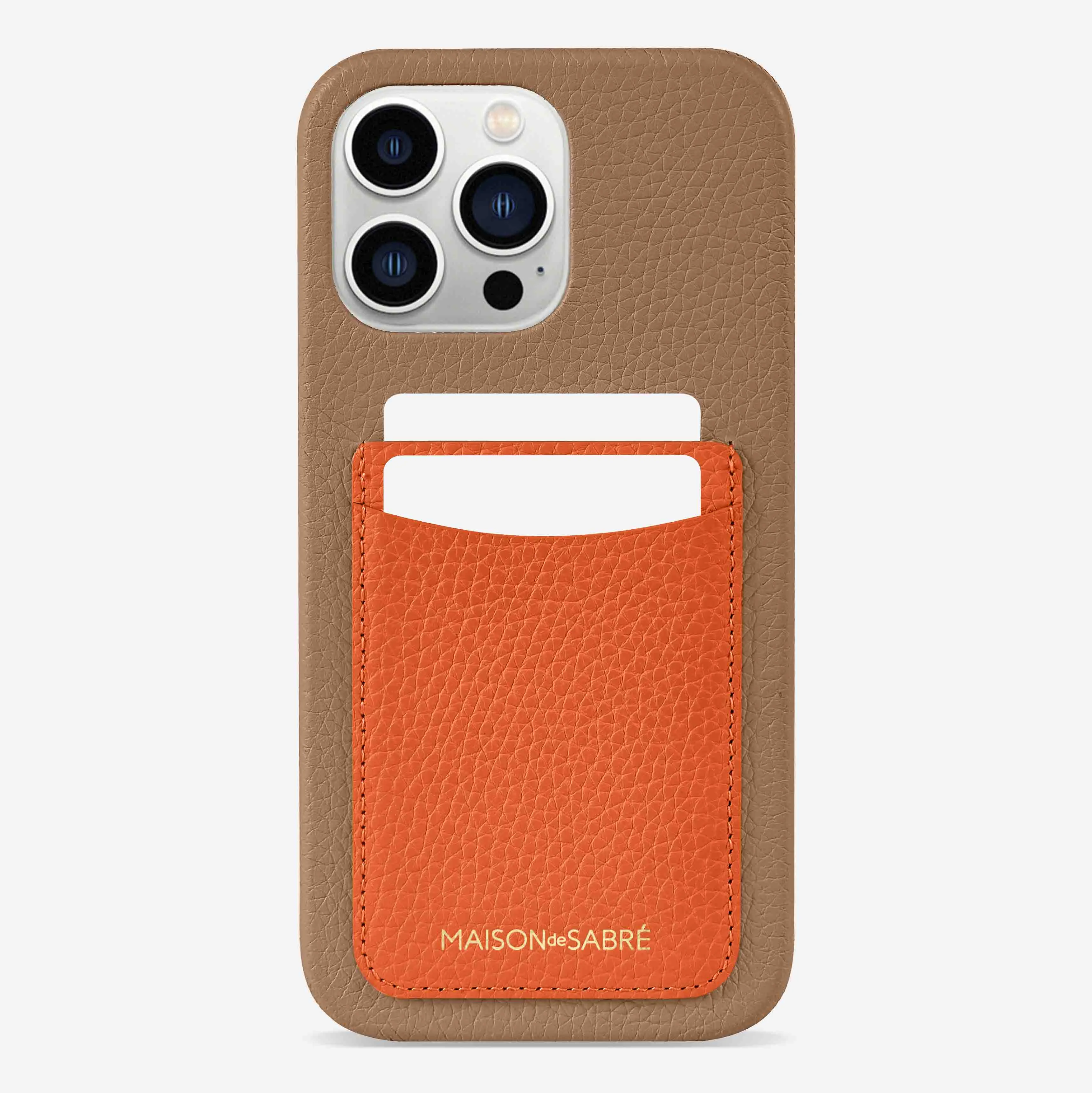 The Card Phone Case iPhone 13 Pro - Manhattan Sandstone