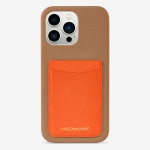 The Card Phone Case iPhone 13 Pro - Manhattan Sandstone