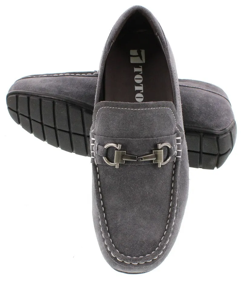 TOTO - H3208 - 2.2 Inches Taller (Nubuck Grey) -Super Lightweight - Size 6.5 / 7 / 7.5 Only